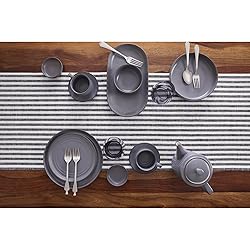 Solino Home Stripe Linen Table Runner 108 inches