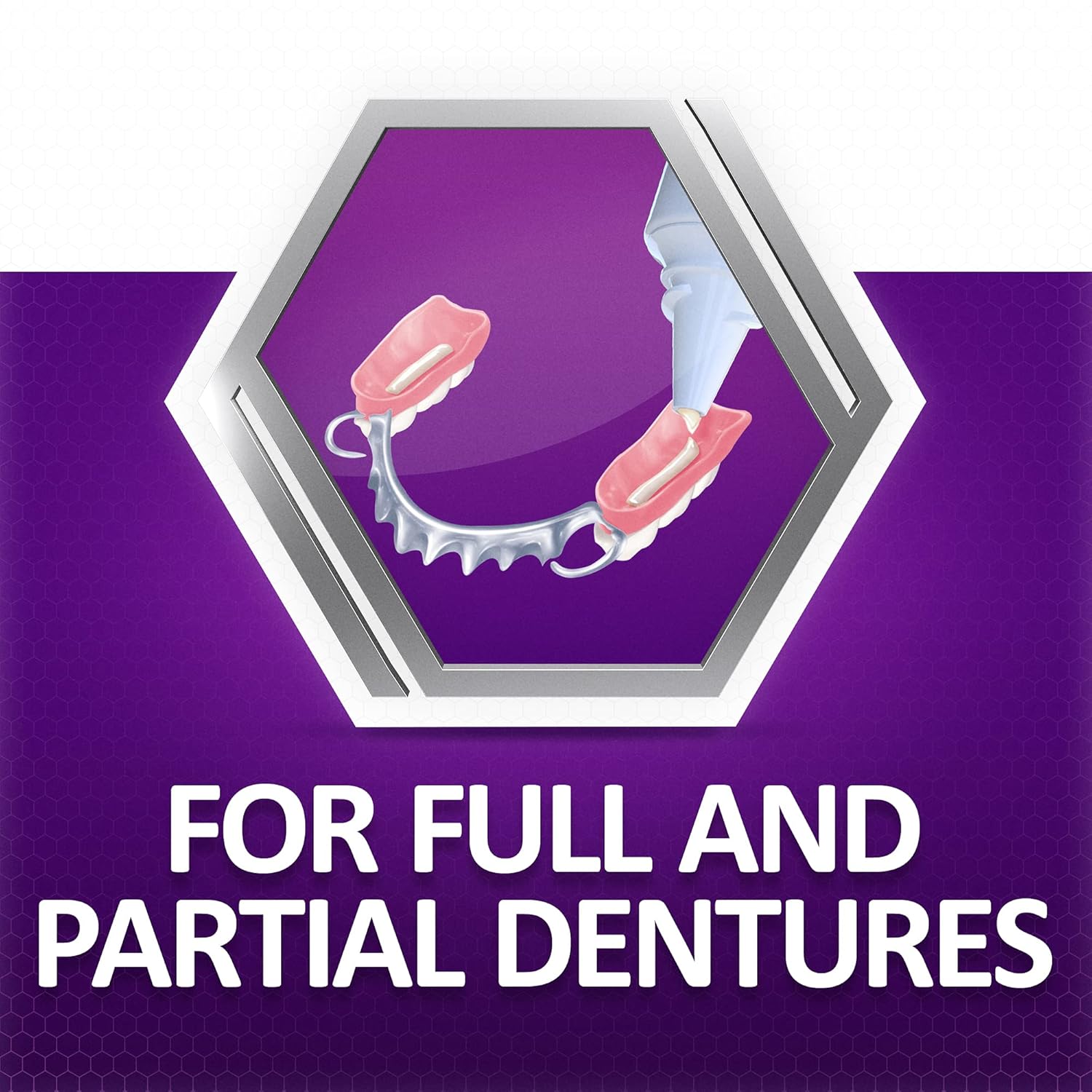 Super Poli-Grip Poligrip Cushion & Comfort, Denture and Partials Adhesive Cream for Extra Comfort and Hold of Dentures, 2.2 Ounces (Pack of 4) : Beauty