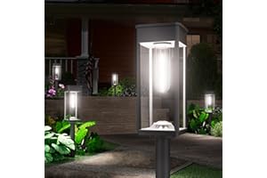 NEWMESSI Solar Pathway Lights Outdoor, 6 Pack Solar Garden Lights Waterproof Bright LED Path Lights Solar Powered for Outside Yard Patio Lawn Walkway Driveway Decor Landscape Lighting (Cool White)