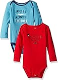 Carter's Boys' 2-Pack Long Sleeve Bodysuit