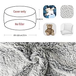 YudouTech (No Filler) Bean Bag Chair Cover Without