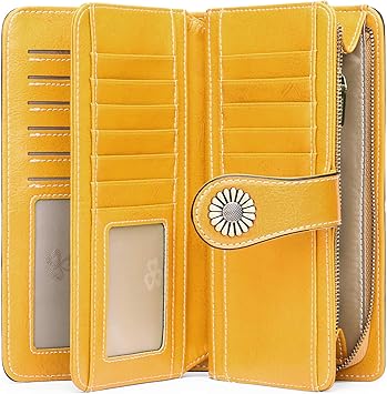 Amazon 財布 レディース 長財布 大容量 小銭入れ付き 触り良い Rfid 磁気スキミング防止 Sendefn本革長財布 おしゃれ 人気 正規品 ウォレット約19 10 4cm 重量 260g Sendefn 財布