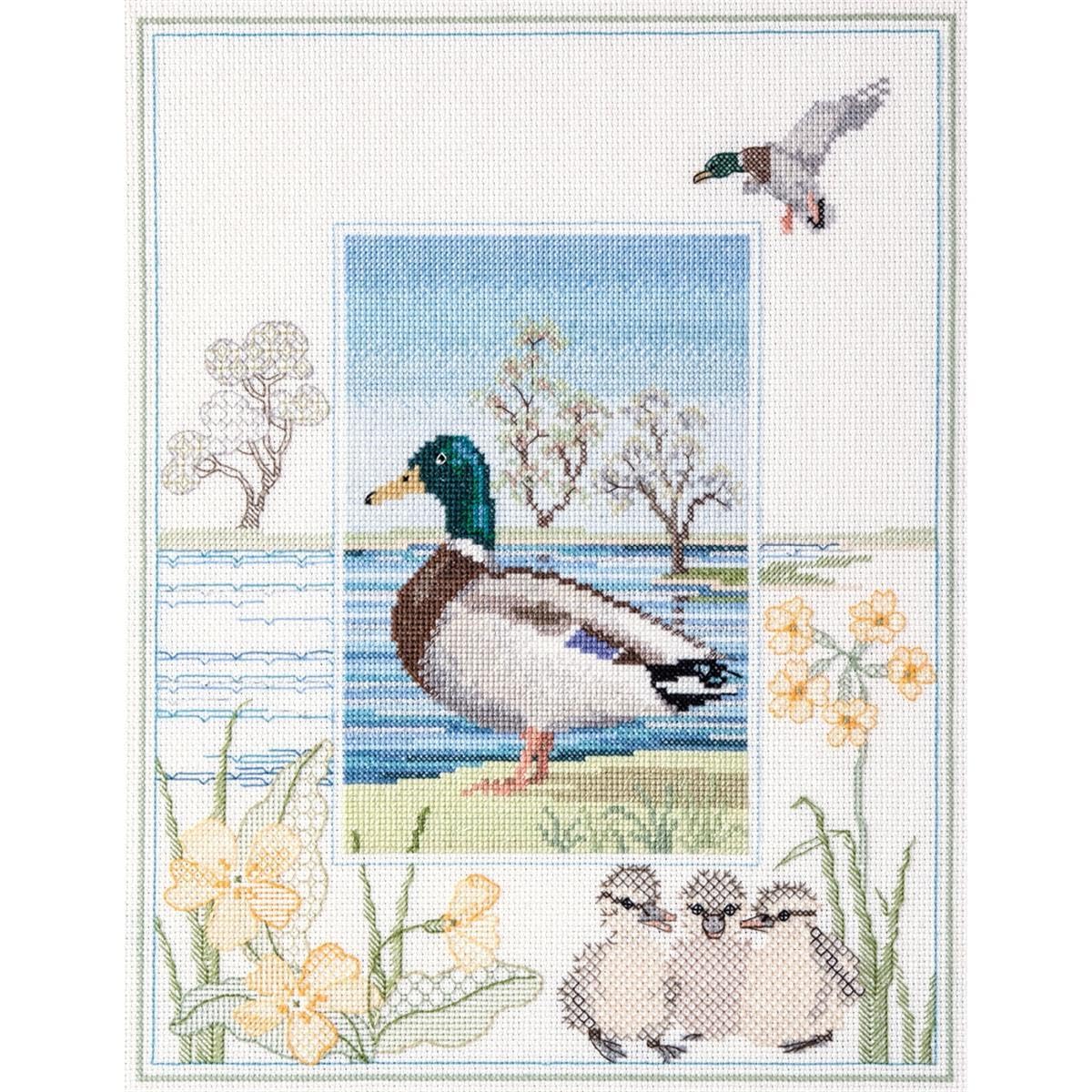 Bothy Threads Wildlife Mallard Counted Cross Stitch Kit 26.9 x 34.2 cm DWWIL8