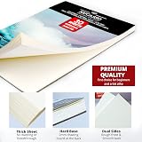 NUCASSO Watercolour Paper Pad A4 30 Sheets 300GSM Cold-Pressed Natural White view 3