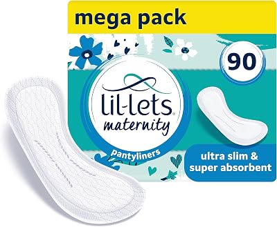 Lil-Lets Maternity Pantyliners Ultra Slim 90 Liners 3 Packs 30