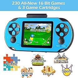 TaddToy 16 Bit Handheld Game for Kids