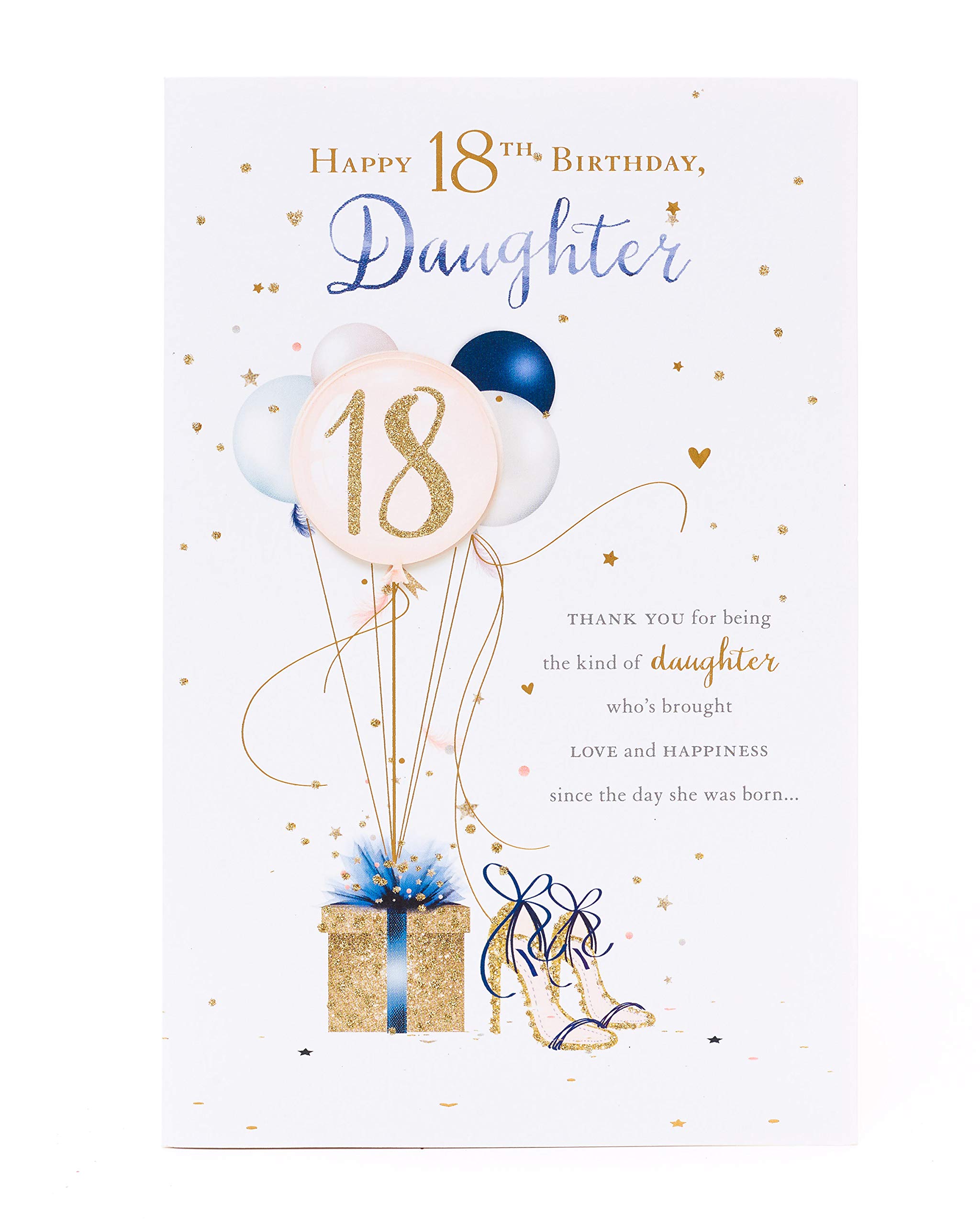 18th Birthday Card Daughter - Daughter Birthday Card - Birthday Card for Her