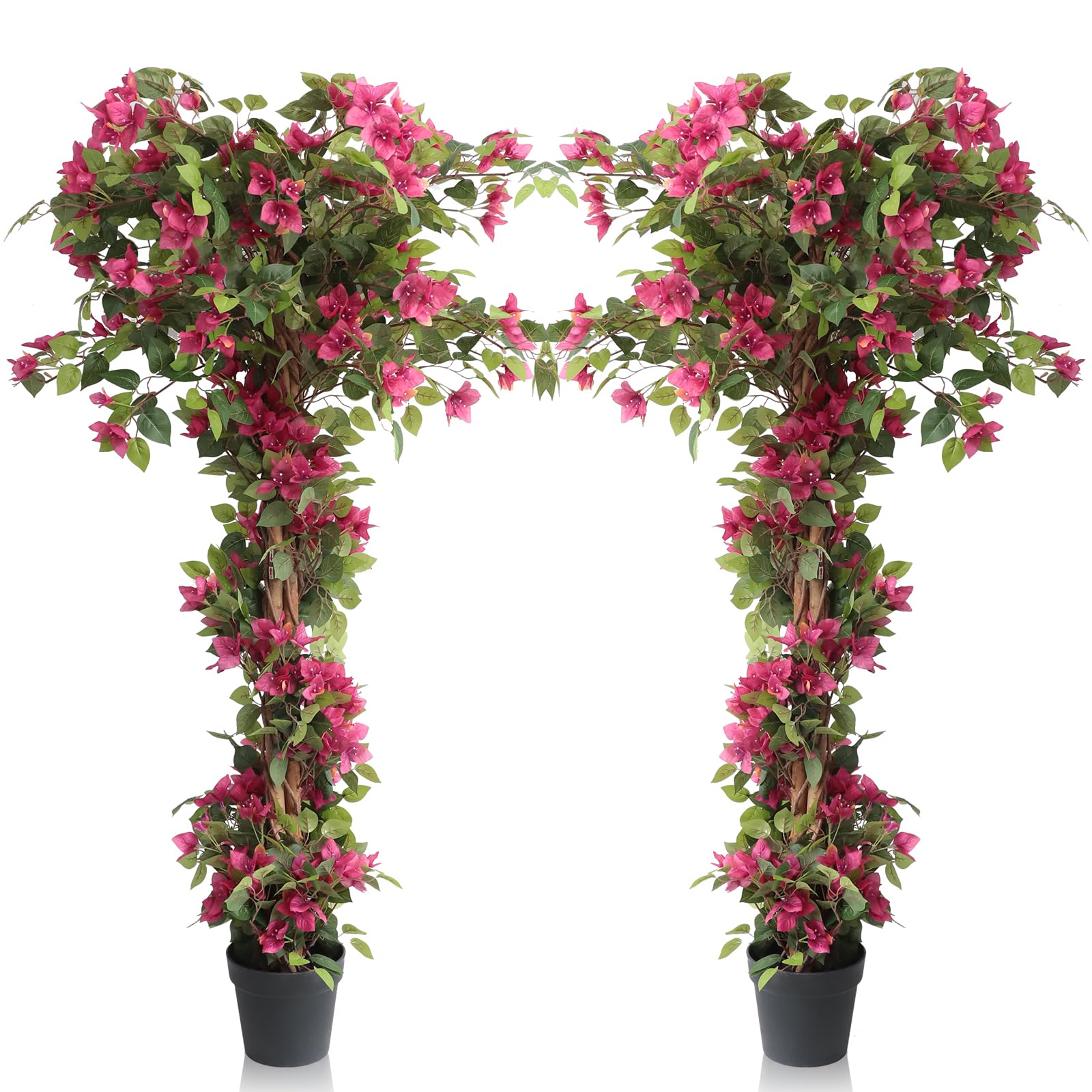 5 Feet Artificial Bougainvillea Flowers Trees, Faux