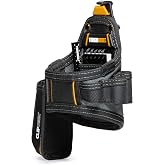 ToughBuilt ClipTech Series - Utility Pouch, Tape &amp; Knife Pouch + Notebook &amp; Pencil, Heavy-Duty Tool Belt Organizer, All-in-One Tool &amp; Accessory Pouch (TBL-CT-425X)