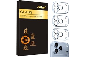 Ailun 3 Pack Camera Lens Protector for iPhone 18 Pro Max | Tempered Glass, Ultra HD, Anti-Scratch, Case Friendly, Sensor Prot