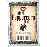 Spicy World Black Peppercorns Whole 1 Pound (16 Oz) - Steam Sterilized Non-GMO Tellicherry Peppercorns for Grinder Refill, Wh