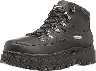 skechers shindig 6 eye leather hiker boot
