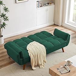 ERYE Upholstered Futon Daybed Loveseat Sofa