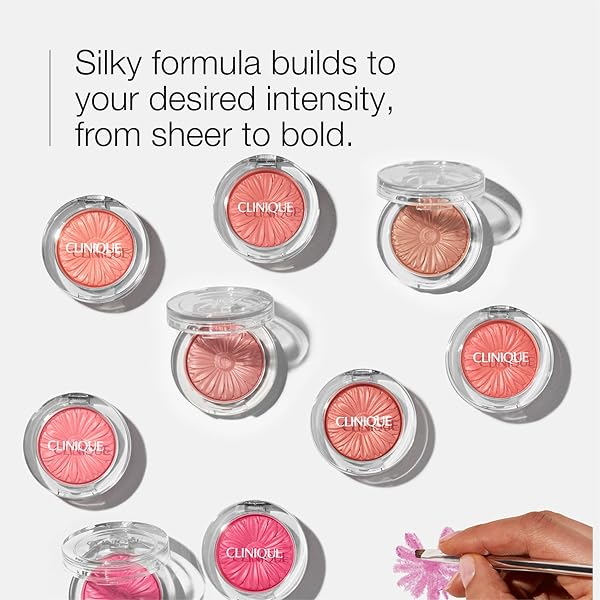 CLINIQUE CHEEK POP BLUSH | LONG LASTING, BUILDABLE + VIBRANT, YET NATURAL-LOOKING COLOR, FIG POP, 0.12 OUNCE