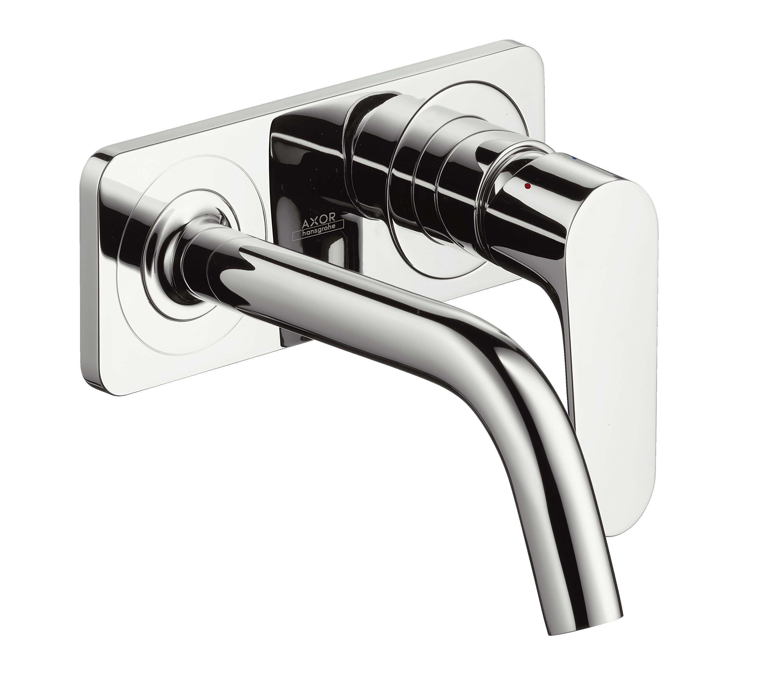 AXOR 34112000 Citterio M Wall-Mounted Basin Tap Mixer, Chrome, spout Length 16.7 cm