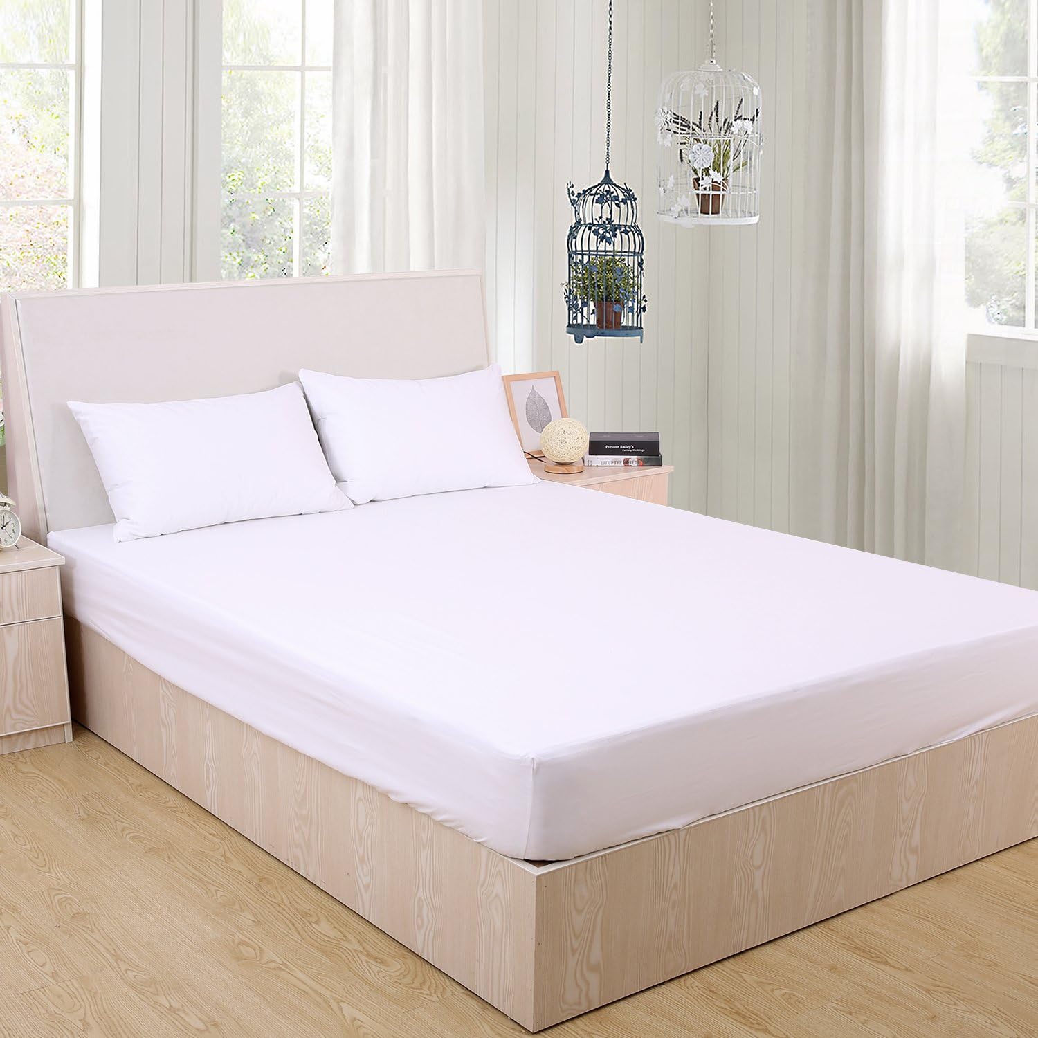 12 Deep Twin Deconovo Zippered Mattress Encasement Cotton Terry Fitted