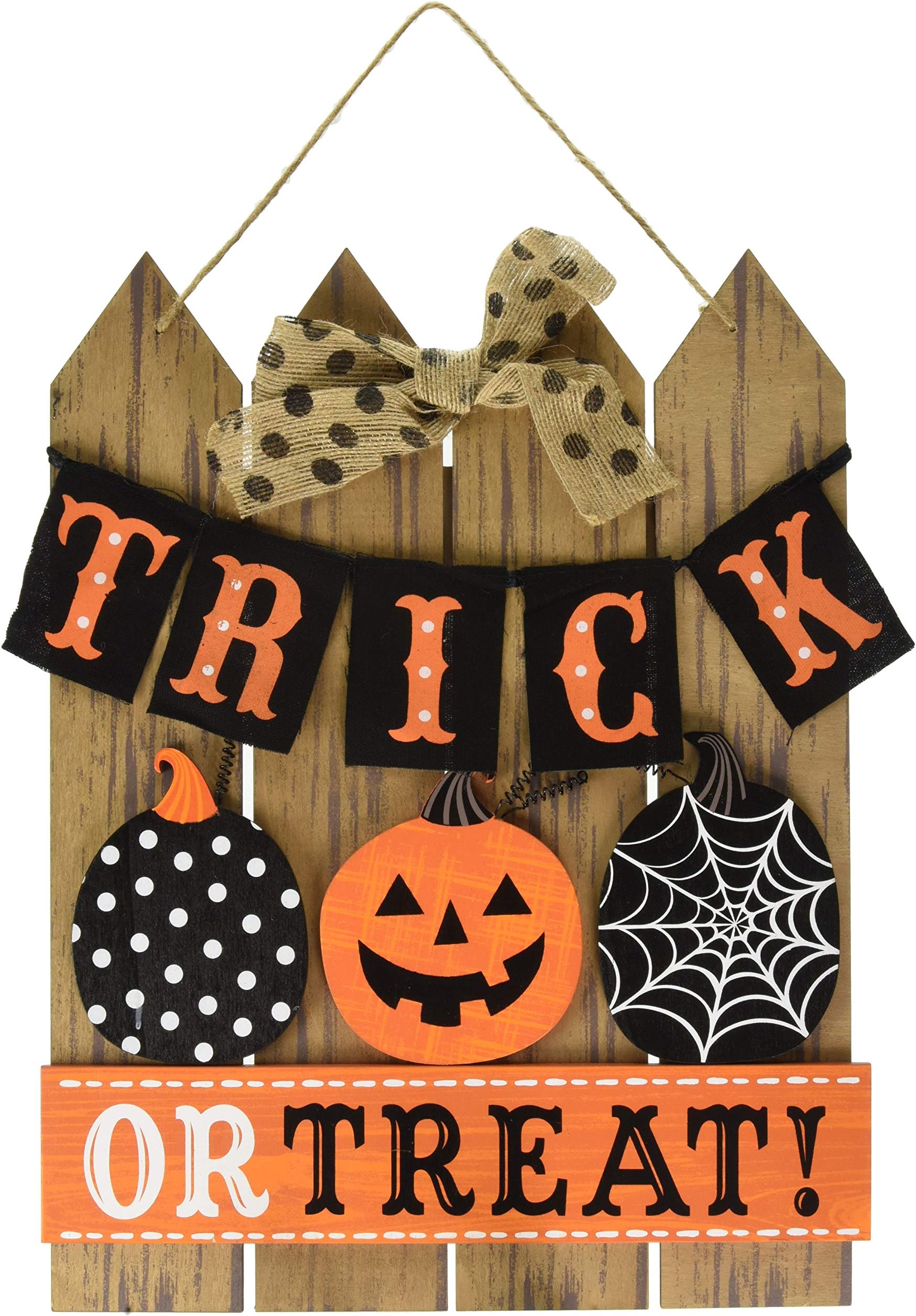 Amscan Trick Or Treat Halloween Sign for Door Or Home Décor