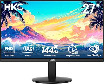 Monitor Gaming 27 Pulgadas Full HD IPS 144Hz, 5ms, Inclinable