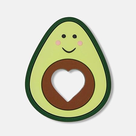 avocado teething toy