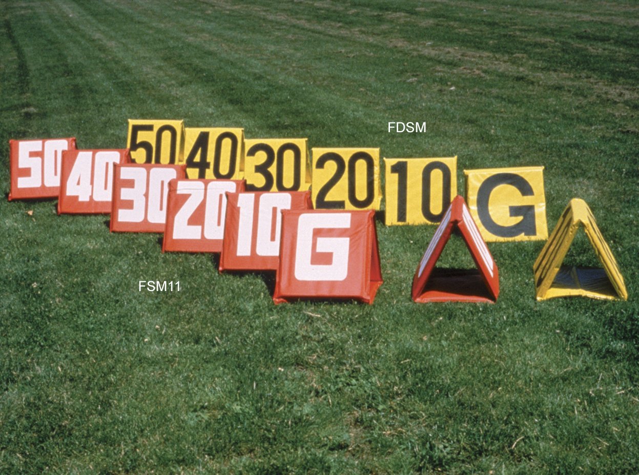 Football Sideline Markers Weighted Sports & Outdoors