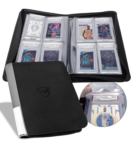 Amazon.com: MORABTO Graded Card Binder,Holds 40 Graded Cards,4 Pocket Slab Binder For PSA,Premium Graded Card Holder with Sleeves Blue : Toys & Games Amazon.com: MORABTO Graded Card Binder,Holds 40 Graded Cards,4 Pocket Slab Binder For PSA,Premium Graded Card Holder with Sleeves Blue : Toys & Games
