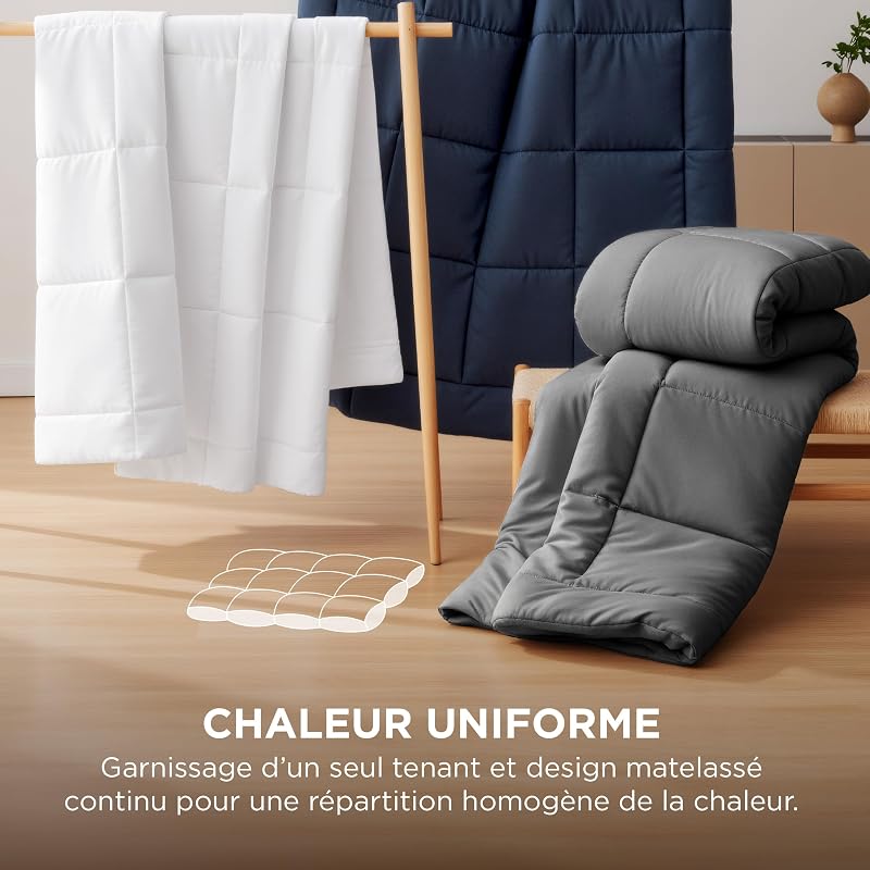 Couette 260x240 4 Saisons - Couette sans Housse 300g/m²