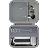 khanka Case for WOLFBOX MF100 Electric Air Duster,Hard Storage Bag Compatible with Wolfbox MF100 MF50 Compressed Air Duster and Accessories,Case Only(Gray)