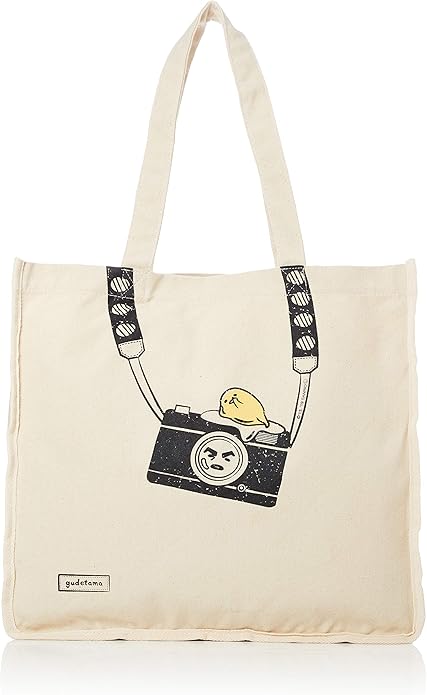 Amazon ルートート 大きめ頒布トートバッグ Cj キャンバス ぐでたま 4086 13 19 Sanrio Co Ltd Approval No S グランデ カメラ トートバッグ