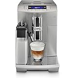 De'Longhi Prima Donna Fully Automatic Espresso Machine with Lattecrema System, 9.4 x 17.4 x 13.6, Silver (Renewed)