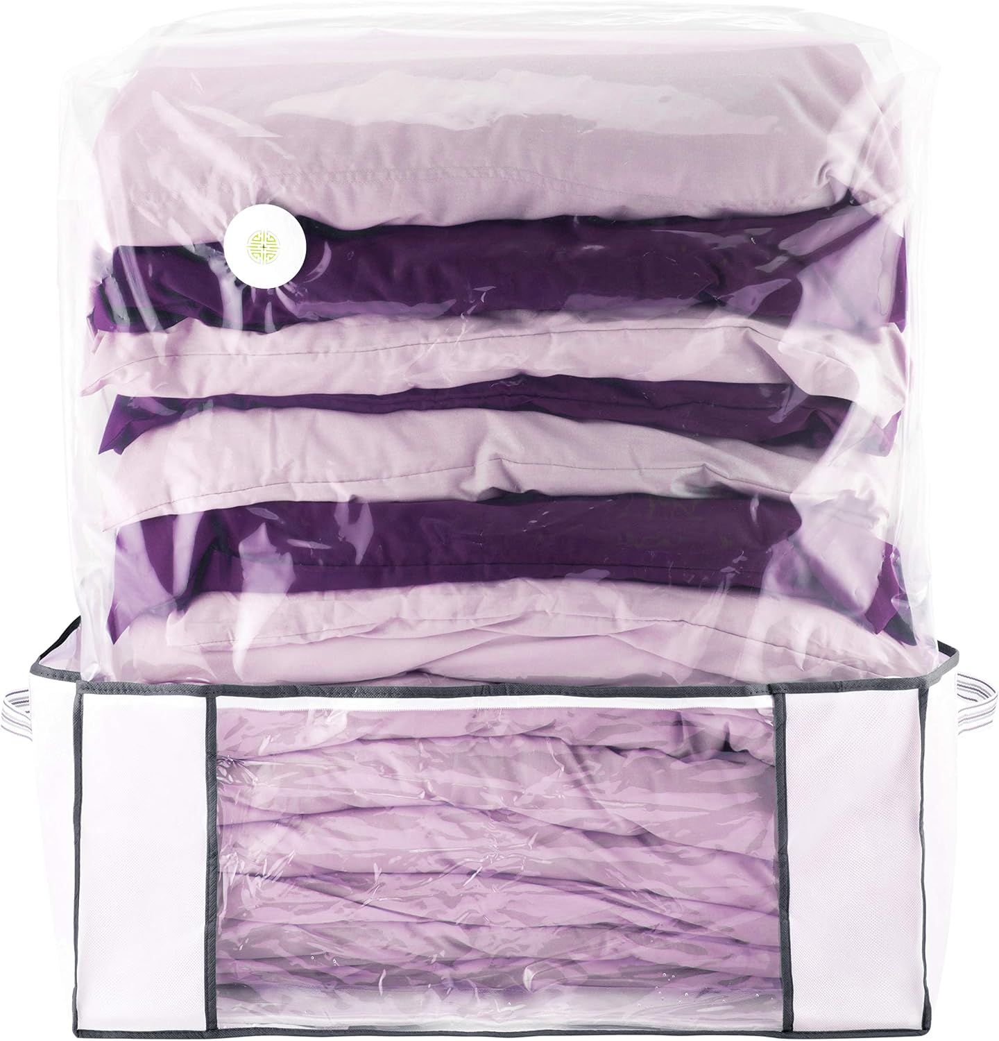 Packmate Storeasy, 1 Jumbo (65 x 50 x 27cm) Stackable High Capacity Vacuum Storage Tote Ð Premium Quality, Extra Strong - Image 4