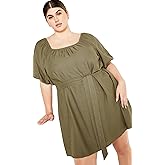 City Chic Women's Plus Size Uptown Mini Dress