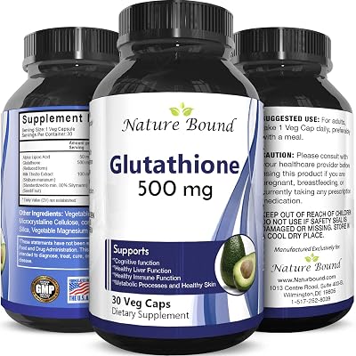 Reduced Liposomal L Glutathione with 500mg Pure Ecuador