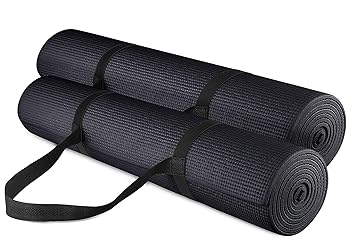 Amazon.com: Alfombrilla de yoga gruesa multiusos, ligera ...
