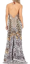 Sakkas 1817 - Lizi Womens Maxi High-low Halter