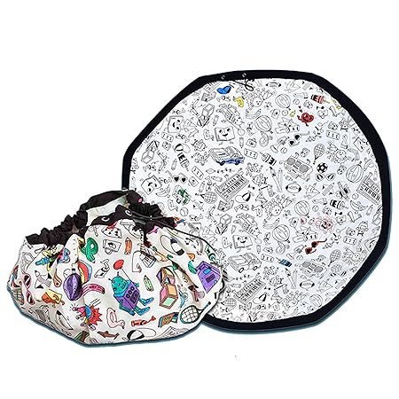 Nee & Wee DIY Playmat Cum Drawstring Toy Storage Bag