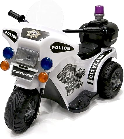 6v ride on police bike