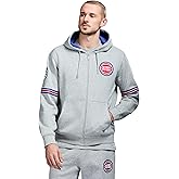 GAME 7 NBA Officially Licensed Men's Long Sleeve Zip Up Hooded Fleece Sweatshirt