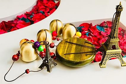 ACTC Vintage Paris Eiffel Tower Decorations Bells Wind Chime