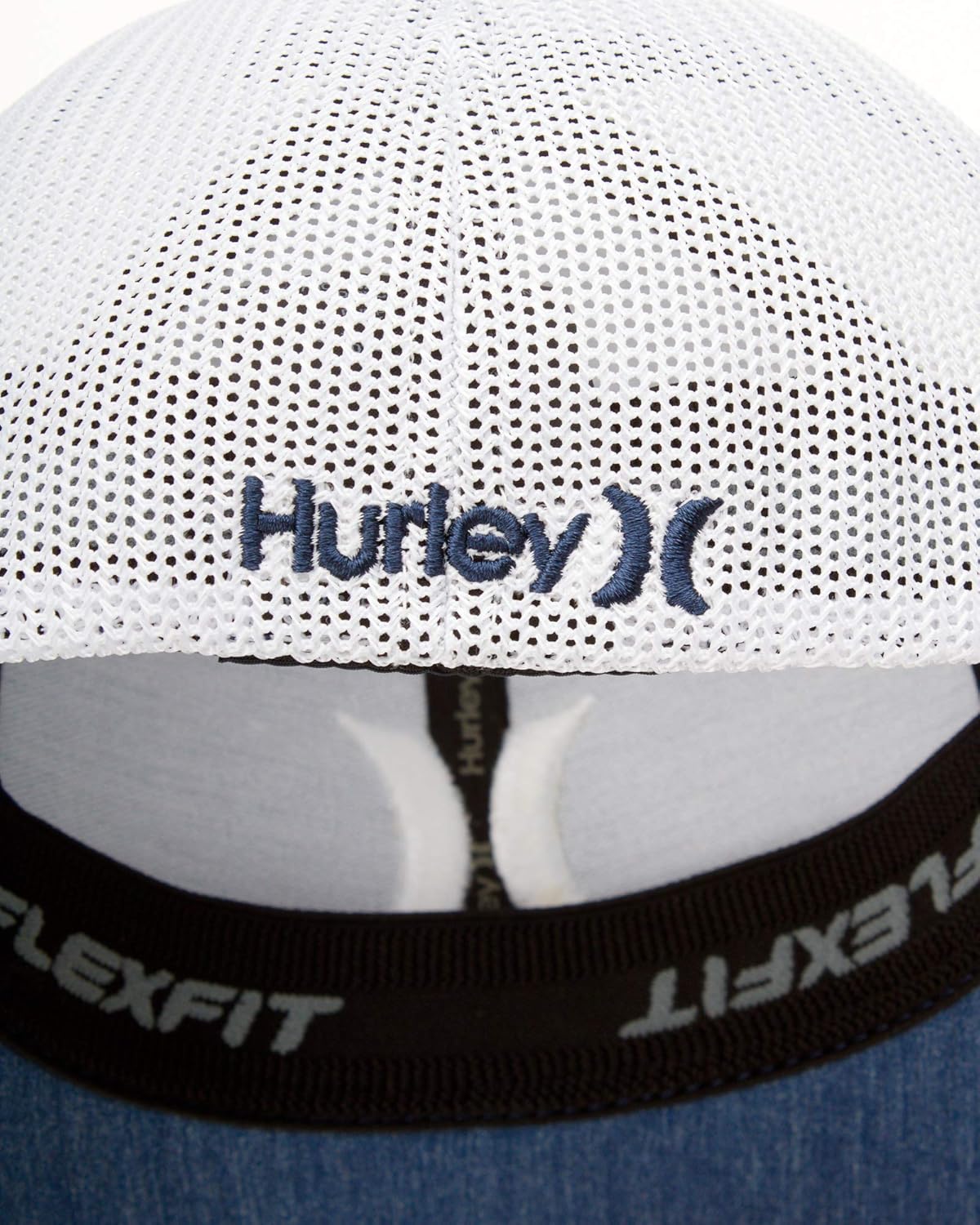 Hurley Men's Icon Textures Flexfit Baseball Cap: Clothing