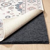 Felt Rug Pad - 1/2 8x10 Foot Extra Large Area Liner for All Floors and Trims, Thick Pad for Hardwood Floors Under Rugs, Keeps Rugs Softly and Securely in Place
