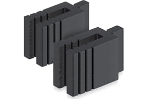 Otoolling 500 Pcs 1/16" x 3-1/2" Stack Shims Bulk Stackable Black Shims for Windows & Doors
