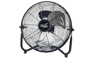 Vie Air 3 Speed Fan (18 Inch Floor), Black