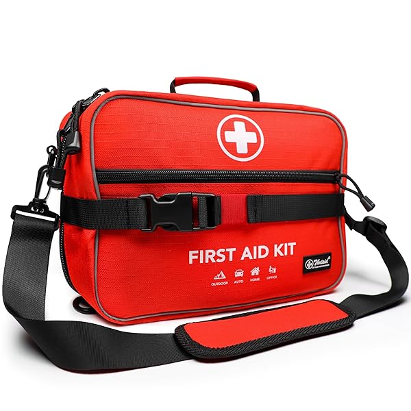 430 PIECE FIRST AID KIT, WELL-ORGANIZED PREMIUM WATERPROOF...
