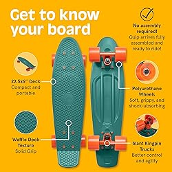 Retrospec Quip Mini Cruiser Adult Skateboard