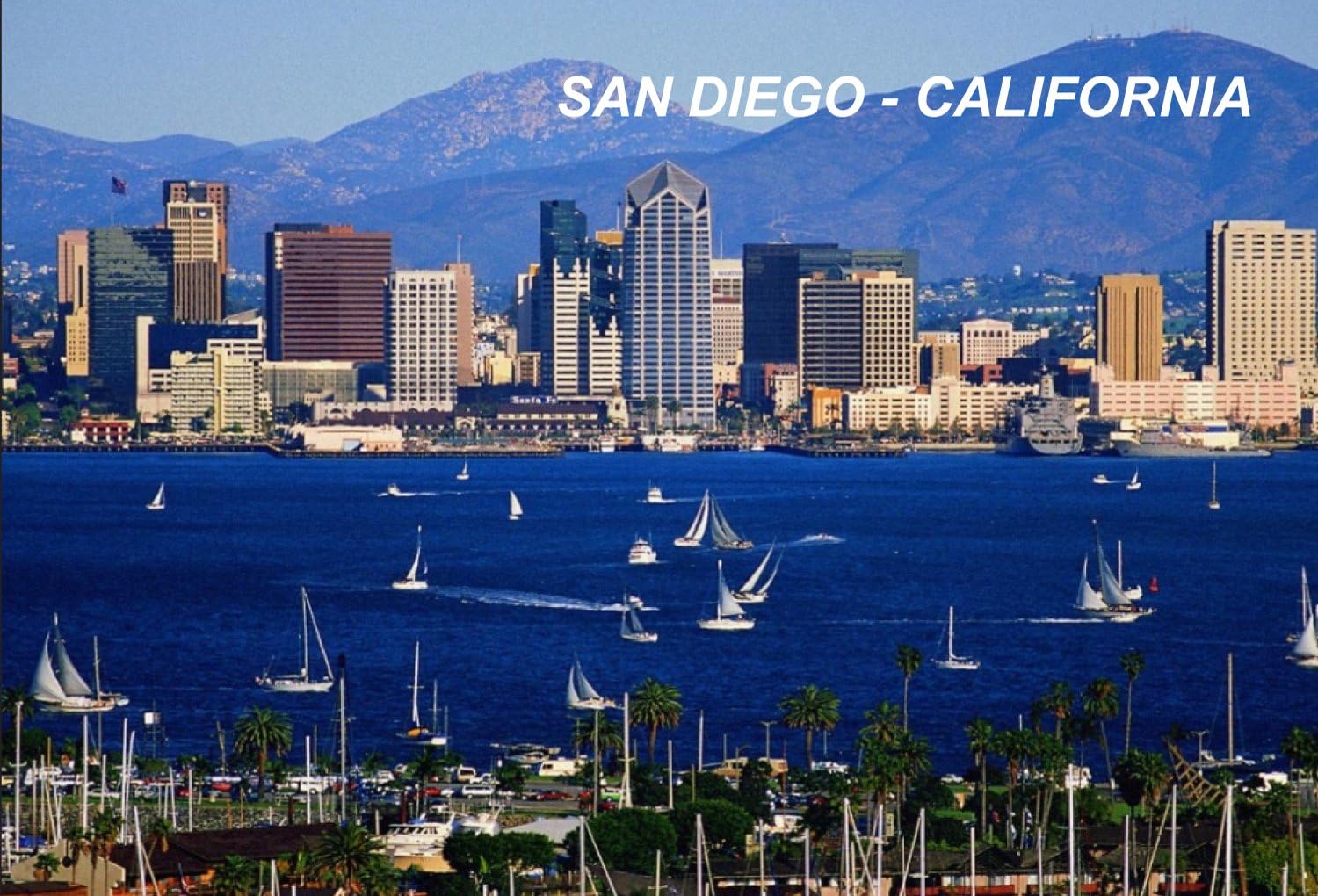 California USA United States Fridge Refrigerator Magnet (3 Pieces, Style: San Diego #G8)