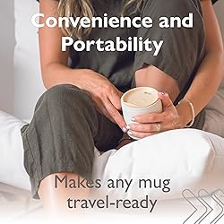 Porta Via Reusable Coffee Cup Silicone Lid – Fits