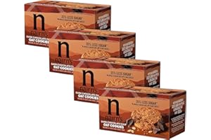 Nairn’s – Dark Chocolate Chip Oat Cookies | Made with Wholegrain Oats | High Fibre| Vegetarian | No Artificial Colours, Flavo