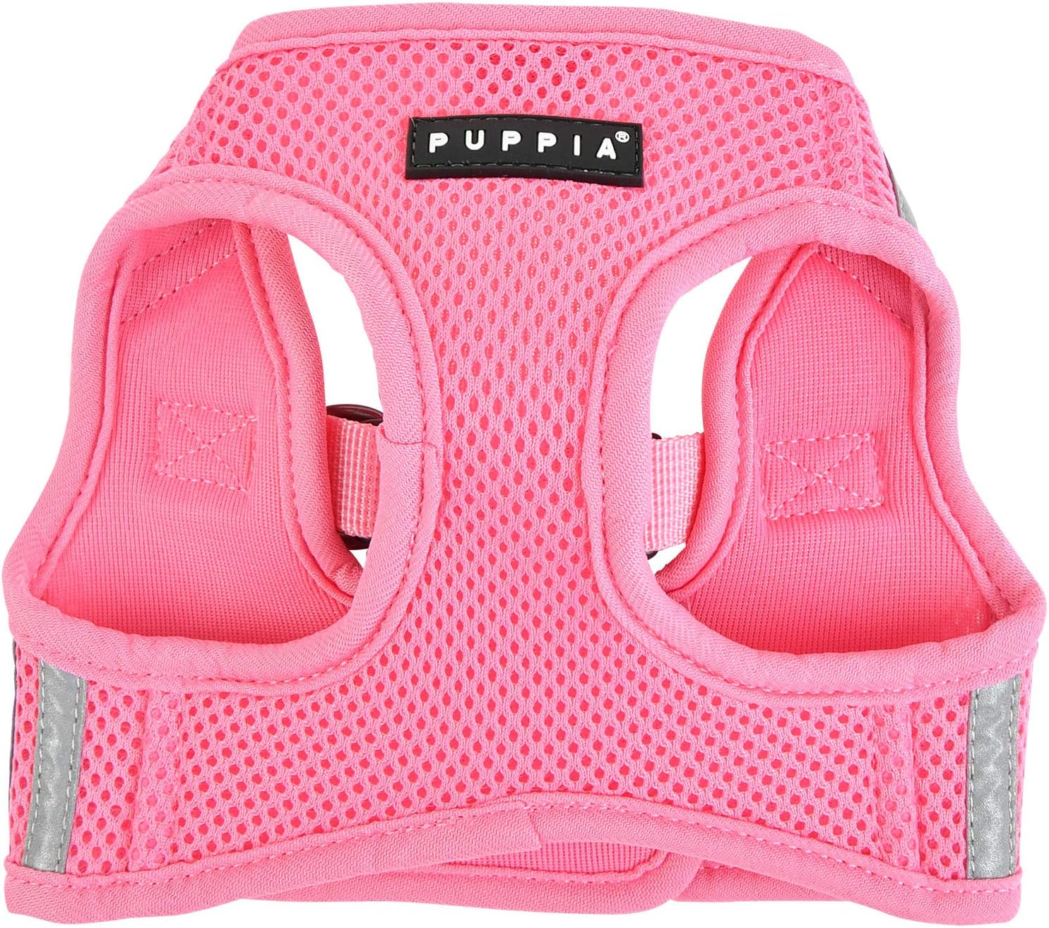 Puppia Extra Large Dog Harness, Pink, Fashionable, Reflective Safety Bands, X-Large - Image 4