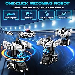SnowRap Remote Control Transforming Car, One-Click