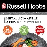Russell Hobbs Metallic Marble 2 Piece Frying Pan Set 20/24cm Induction view 2